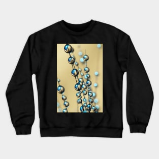 Gold and Blue Grass Seed Drops Crewneck Sweatshirt